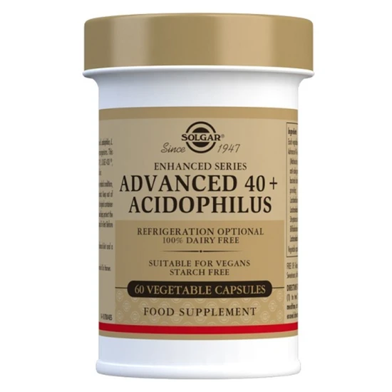 Solgar Advanced 40+ Acidophilus Vegicaps 60 Vegicaps