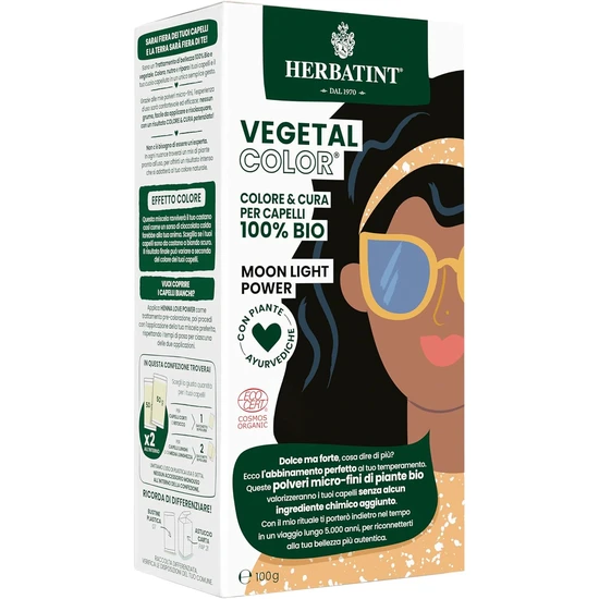 Herbatint Vegetal Organic Hair Colour Moon Light Power 100g