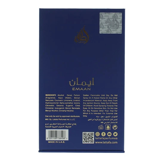 Lattafa Emaan Eau De Parfum 100ml