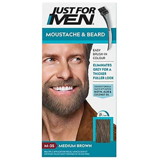 Just For Men Moustache & Beard Colour Light Brown