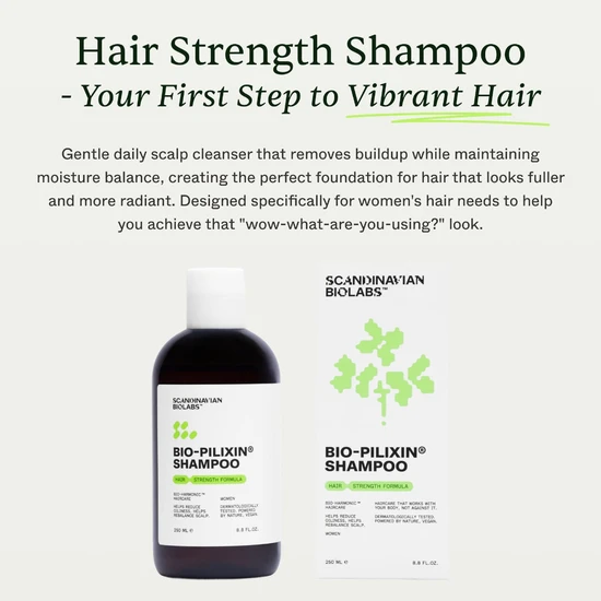 Scandinavian Biolabs Hair Strength Shampoo For Women 250ml