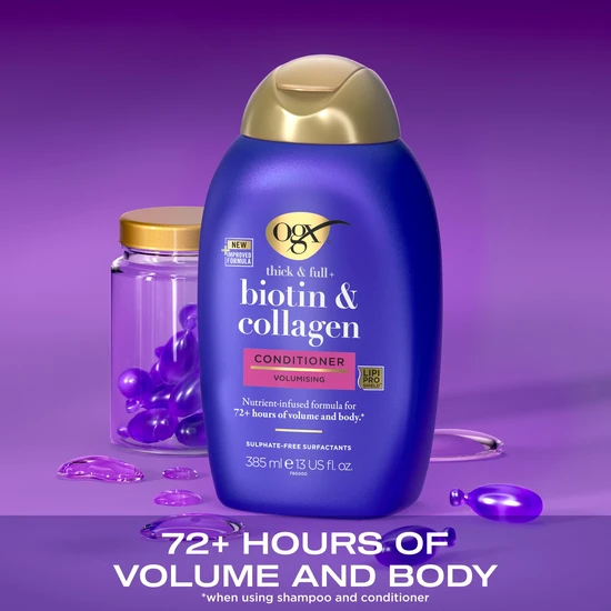 OGX® Thick & Full + Biotin & Collagen Conditioner 385ml