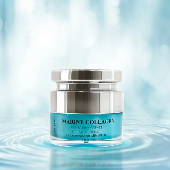 Erth Skin London Marine Collagen SPF 50 Day Cream + Marine Collagen Night Repair Serum 50ml + 30ml