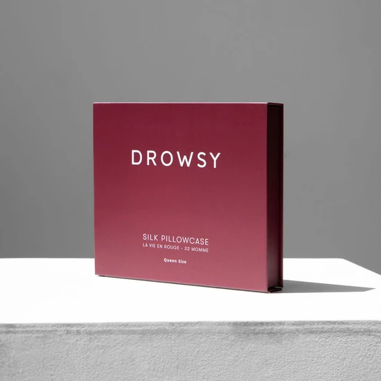 Drowsy Silk Pillowcase La Vie En Rouge