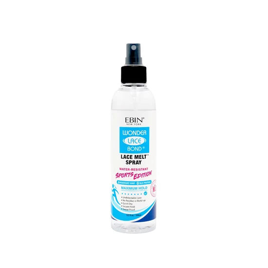 Ebin New York Wonder Lace Bond Sports Edition Rosemary Mint Silk Protein Melt Spray 100ml