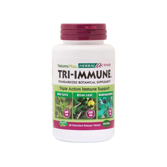 Nature's Plus Herbal Actives Tri-Immune Extended Release Tablets 60 Tablets