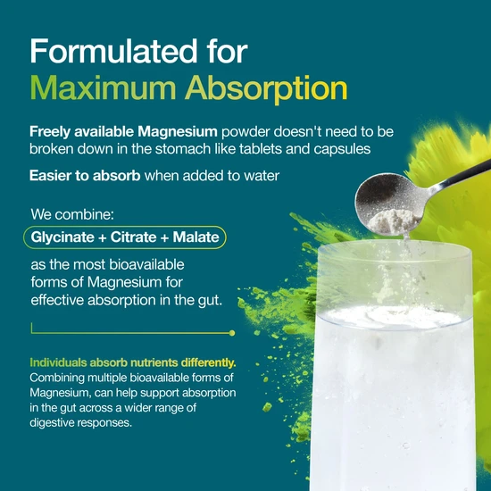 BetterYou Magnesium Max 3-in-1 Powder Lemon & Lime Flavour