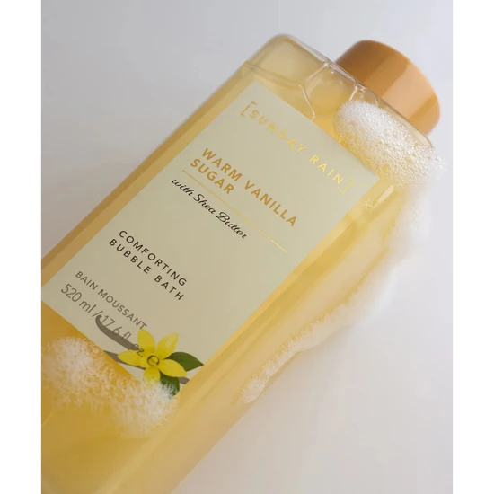 Sunday Rain Warm Vanilla Sugar Bubble Bath 520ml