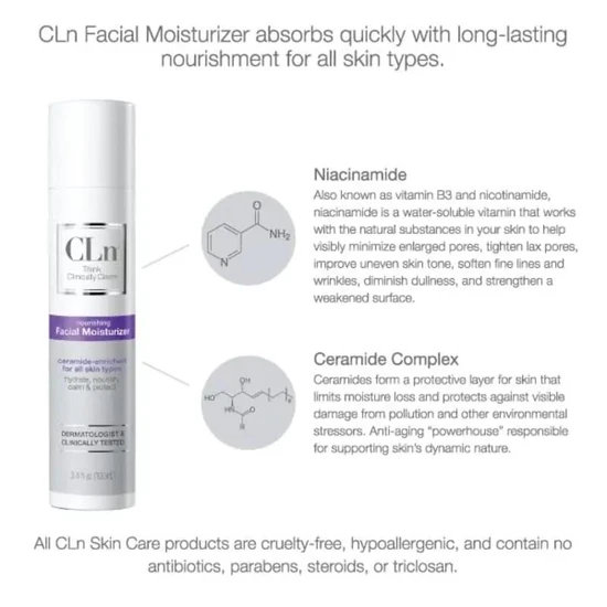 CLn Skin Care CLn Facial Moisturiser 100ml