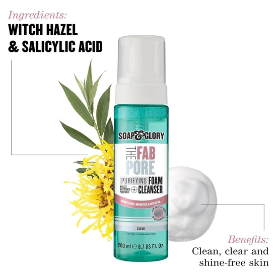 Soap & Glory The Fab Pore Purifying Foam Cleanser 200ml