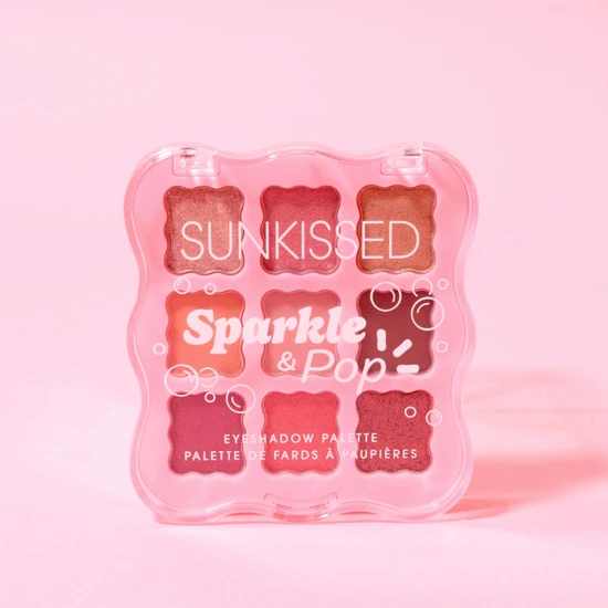 Sunkissed Sparkle & Pop Eyeshadow Palette 9 Shades