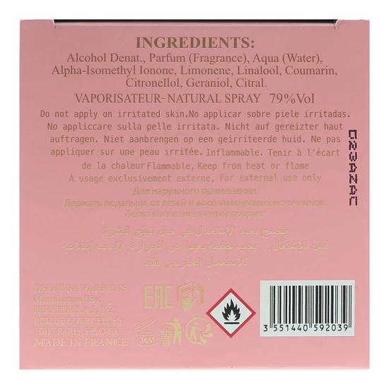 Delroba Rose Musk Eau De Parfum 100ml