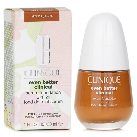 Clinique Even Better Clinical Serum Foundation SPF 20 WN 114 Golden
