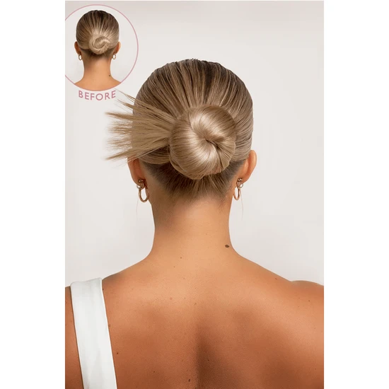 LullaBellz Feathered Bun Booster BLACKS | JET BLACK