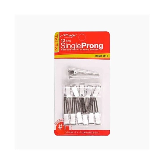 Magic Collection Metal Single Prong Clips 3111