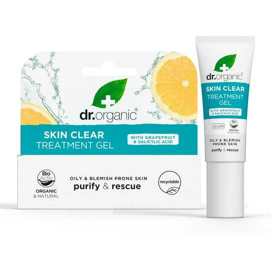 Dr. Organic Skin Clear Purify & Rescue Treatment Gel 10ml