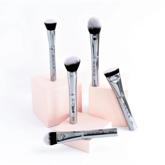 BEAUTICAL METAL GLAM Makeup Brush Set