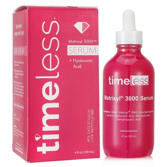Timeless Skin Care Matrixyl 3000 Serum + Hyaluronic Acid 120ml