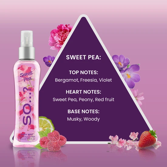 SO...? Sweet Pea Body Mist 100ml
