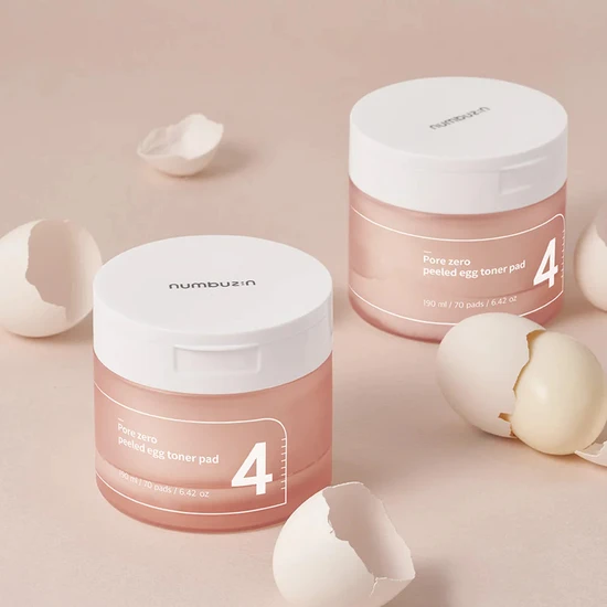Numbuzin No.4 Pore Zero Peeled Egg Toner Pad