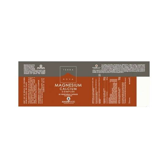 Terranova Magnesium Calcium 2:1 Complex Vegicaps 50 Vegicaps