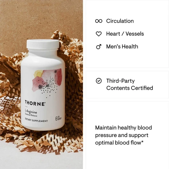 Thorne L-Arginine Capsules 120 Capsules