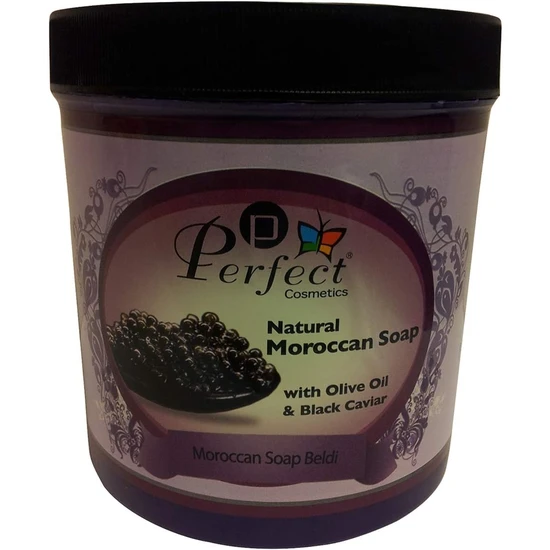 Perfect Cosmetics Natural Moroccan Soap With Olive Oil & Black Caviar 1000ml