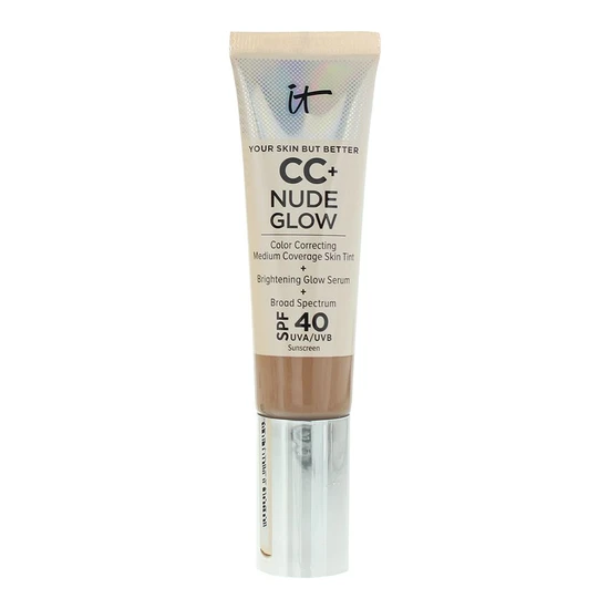 IT Cosmetics Your Skin But Better CC+ Colour Correcting Full Coverage CC Cream SPF 50+ Nude Glow Tan