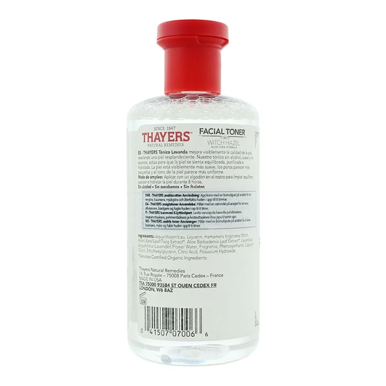 Thayers Witch Hazel Aloe Vera Formula Facial Toner Lavender/Alcohol Free