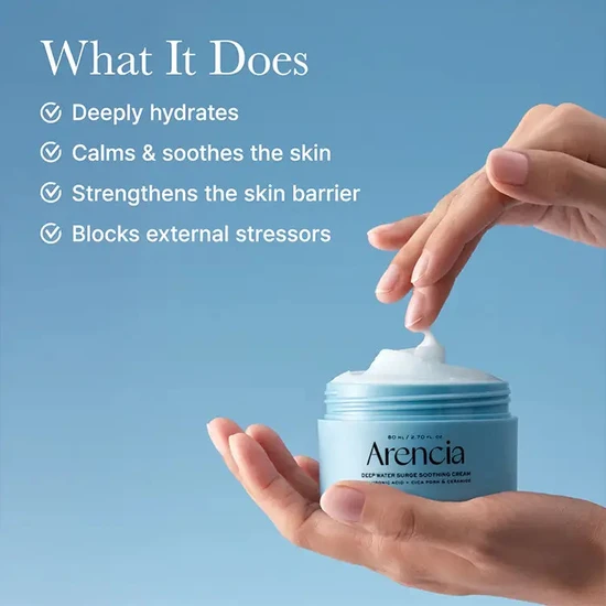 Arencia Deep Water Surge Soothing Cream Hyaluronic Acid + Cica PDRN & Ceramide 110ml