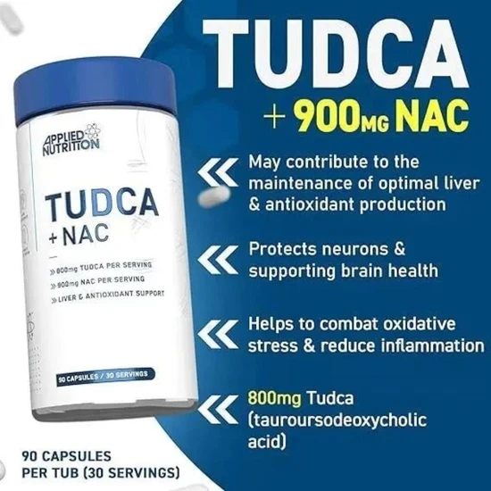 Applied Nutrition Tudca + NAC Capsules 90 Capsules