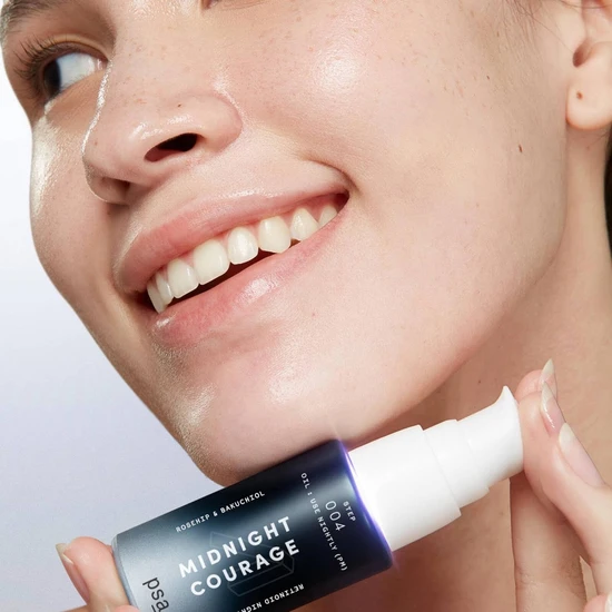 PSA Skin Midnight Courage Rosehip & Bakuchiol Retinoid Night Oil 15ml