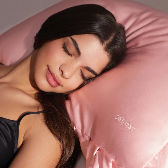 Drowsy Sleep & The City Pink & Black Pillowcase