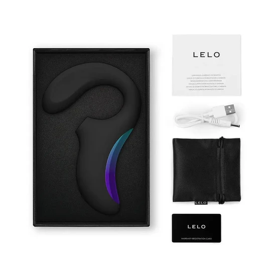 Lelo Enigma Wave Dual Stimulation Sonic Massager Black