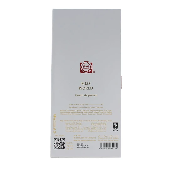 Surrati Miss World Extrait De Parfum 150ml