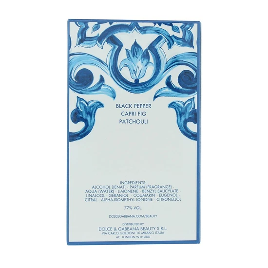 Dolce & Gabbana Light Blue Love In Capri Pour Homme Eau De Parfum 100ml