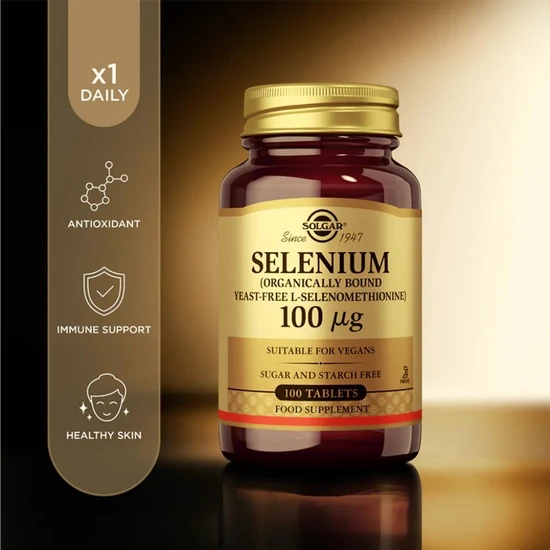 Solgar Selenium 100ug Yeast Free Tablets 100 Tablets