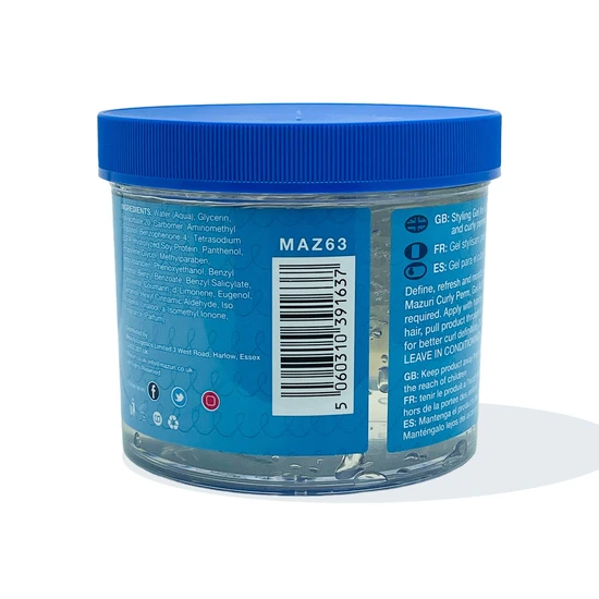 Mazuri Curly Perm Gel Activator 473ml