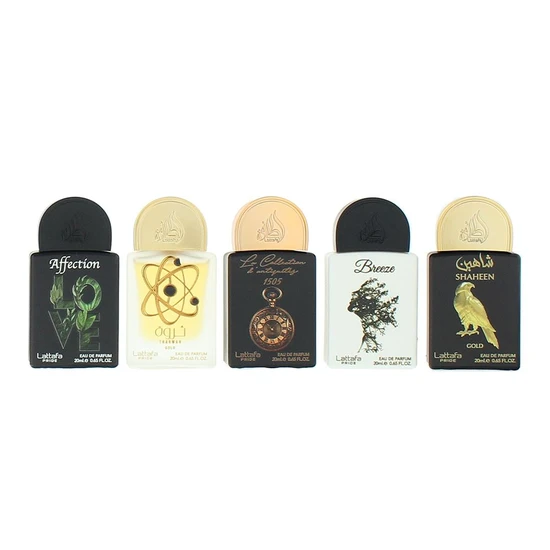 Lattafa Pride Eau De Parfum Gift Set Collection No.1 5 x 20ml