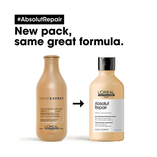 L'Oréal Professionnel Serie Expert Absolut Repair Shampoo & Conditioner Duo 300ml Shampoo and 200ml Conditioner