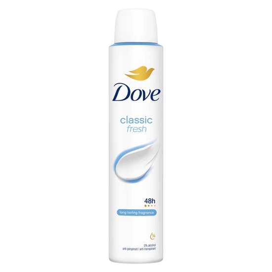 Dove Classic Fresh 48h Antiperspirant Deodorant 200ml