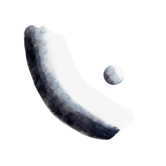 Glisten Cosmetics Coke Float Black & White Split Liner Eyeliner Small - 3g