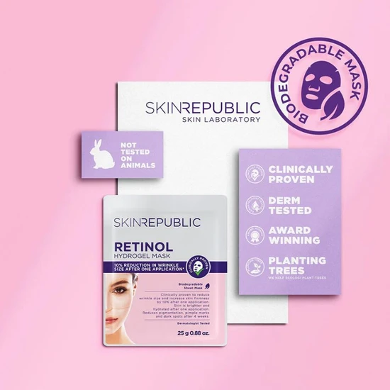 Skin Republic Retinol Hydrogel Face Sheet Mask 25g