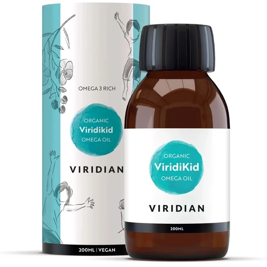Viridian 100% Organic viridiKid Nutritional Oil Blend 200ml