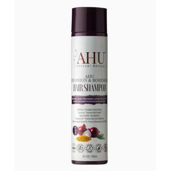 AHU Red Onion & Rosemary Hair Shampoo 300ml