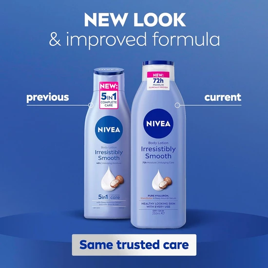 Nivea Irresistibly Smooth Body Lotion For Dry Skin 250ml