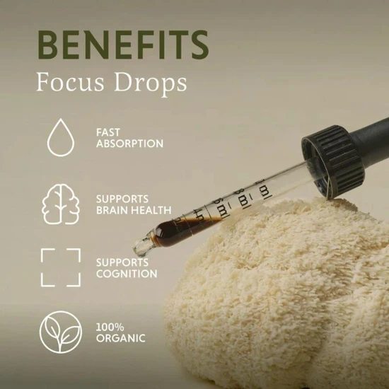 The Herbtender Organic Focus Drops 30ml