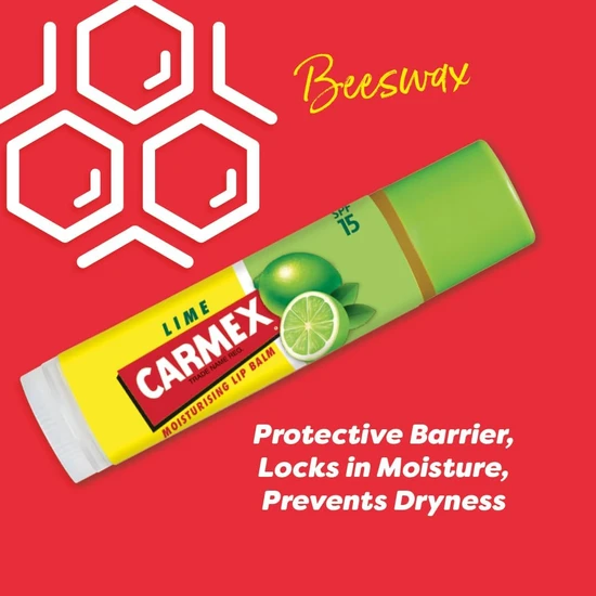 Carmex Moisturising Lip Balm Stick Lime Twist 4.25 g / Lime Twist