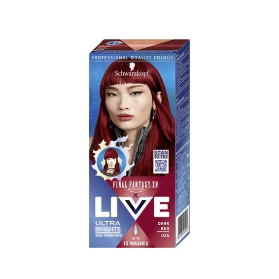 Schwarzkopf Live Ultra Brights Semi Permanent Dark Red 026
