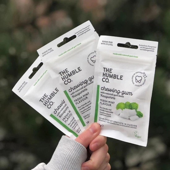 Humble Natural Chewing Gum Fresh Mint Flavour 19g